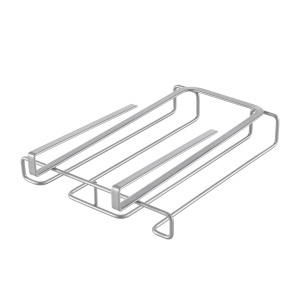 Suport pentru pahare Metaltex, argintiu, 21x28x7cm - Img 2