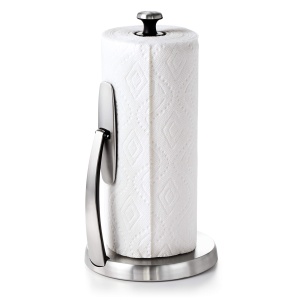 Suport pentru prosoape de hartie OXO Good Grips SimplyTear din otel inoxidabil - Img 8