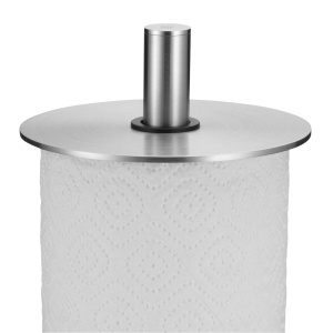 Suport pentru role de bucatarie WMF Depot vertical 32 cm, otel inoxidabil Cromargan, picioare din silicon pot fi spalate in masina de spalat vase - Img 5