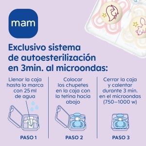 Suport pentru suzeta MAM Perfect, 6 luni, silicon, auto-sterilizare - Img 6