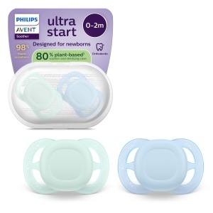Suport pentru suzeta Philips Avent ultra start, 2 buc, pentru nou-nascuti, BPA-free