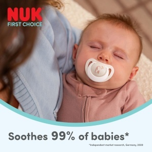 Suport pentru suzete NUK First Choice, 6-18 luni, ortodontic, 4 bucati - Img 2