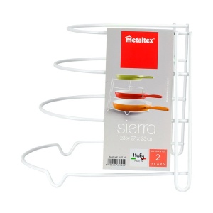 Suport pentru tigai Metaltex Sierra, alb, material de calitate superioara - Img 4