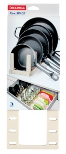 Suport pentru tigai Tescoma FlexiSPACE 370 x 148 mm, capacitate 5 tigai - Img 5