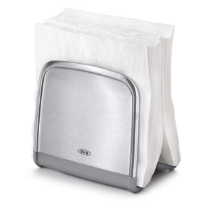 Suport servetele OXO Good Grips, inox, design antiamprente - Img 5