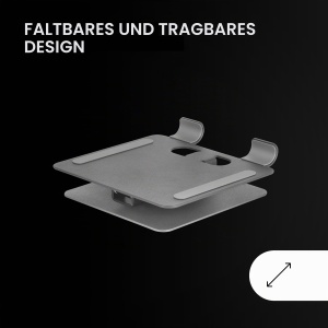 Suport Tableta Mars Gaming MA-RST, 2in1, Rotire 360, Negru - Img 4