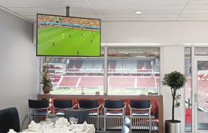 Suport TV de Tavan Vogels PFC 585, Ajustabil 850-1350 mm, Compatibil 19-42 inch, Argintiu - Img 2