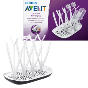 Suport uscare Philips Avent SCF14900 cu tava detasabila si capacitate 8 sticle