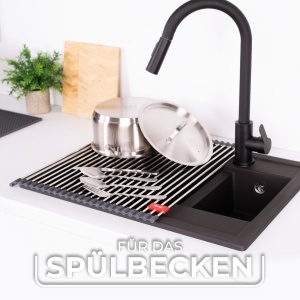 Suport vase Vileda 45x40 cm din otel inoxidabil si TPE pliabil 24 de bare - Img 5