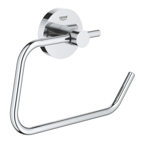 Suport WC pentru hartie GROHE Start, metal, fara gauri, robust