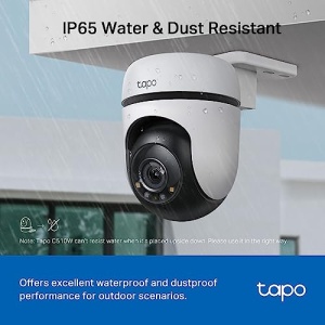 Supraveghere cu camera de exterior TP-Link Tapo C510W, Camera IP Wi-Fi, Pan/Tilt 360deg, Rezolutie 2K, Viziune nocturna color, IP65 rezistent la apa, Urmarire inteligenta a miscarii, Audio bidirectional - Img 9