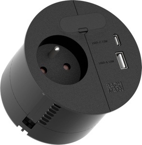 Sursa de alimentare BACHMANN Loop IN Charge UTE USB AC 22W, 2m, Negru