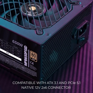 Sursa de alimentare PC Mars Gaming MPB650PSID, 650W, 80Plus Gold, Negru - Img 4