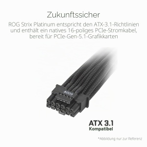 Surse de alimentare ATX ASUS ROG Strix 1200W Platinum, modular, eficienta 80, GaN-MOSFET - Img 5