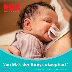 Suze NUK Perfect Match 0-6 luni BeigeRed Set 2 bucati - Img 3