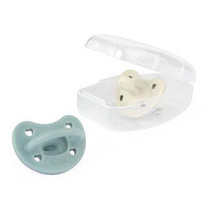 Suzeta Chicco Physioforma Luxe Gummy 6-16 luni set 4 bucati silicon moale sustine respiratia fiziologica - Img 3