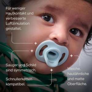 Suzeta ultrausoara StayPut Tommee Tippee, design din silicon dintr-o singura bucata, 18-36 m, pachet de 4 - Img 3