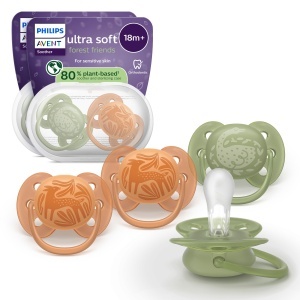 Suzete Philips Avent Ultra Soft SCF09307 BPA-Free 18 luni Set 4 bucati Silicon Simetric