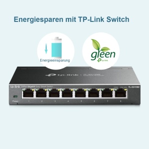 Switch gestionat TP-Link TL-SG108E, 8 porturi Gigabit, negru - Img 6