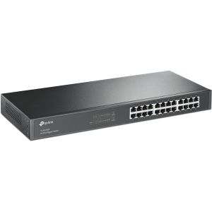 Switch Gigabit TP-Link TL-SG1024, 24 Porturi RJ45, Rack-Montabil, Negru
