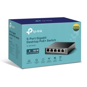 Switch LAN TP-Link TL-SG1005P, 5 porturi Gigabit, 4 porturi PoE, 65W - Img 7