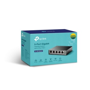 Switch PoE TP-Link TL-SG1005LP, 5-Porturi Gigabit, 4 Porturi PoE, 40W - Img 8