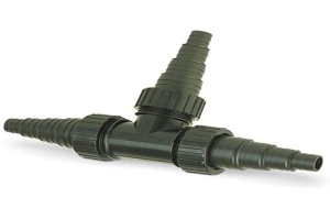 T-Verbinder Oase Universal 1 12, negru, pentru tevi de 19253238 mm - Img 1