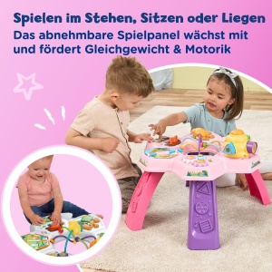 Tabel de invatare interactiv VTech Entdeckertisch roz pentru copii 12 luni - Img 4