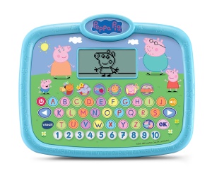 Tableta de invatare VTech Peppas - 26 taste alfabetice, 6 moduri de joc