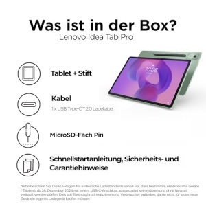 Tableta Lenovo Idea Tab Pro Display 3K 8GB RAM 256GB UFS 4.0 Verde Seafoam - Img 11