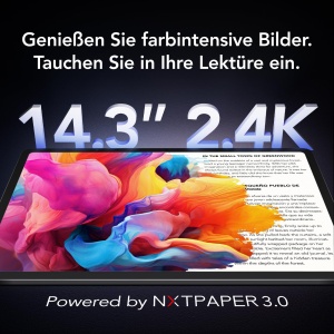 Tableta TCL NXTPAPER 14, 14.3 2.4K, 256GB, 10.000mAh, Gri - Img 3