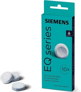 Tablete de curatare Siemens TZ80001A, 10 bucati, pentru espresoare EQ