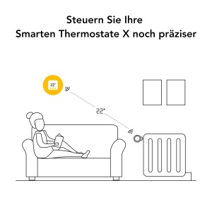 Tado Temperatursensor X Wireless Compatibil cu Termostate Inteligente Masurare Precisa a Temperaturii - Img 4