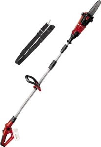 Taietor cu acumulator Einhell GE-LC 18 Li T-Solo Power X-Change (Li-ion, 18 V, lungime bara 20 cm, maner telescopic, bara si lant Oregon, fara baterie si incarcator) - Img 1