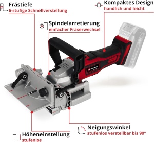 Taietor plat fara fir TE-BJ 18 Li-Solo Power X-Change (18 V, Li-Ion, reglare infinita a unghiului/inaltimii, reglare adancime in 6 trepte, fara baterie si fara incarcator) - Img 3