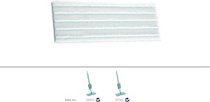 Tampon de mos Leifheit Original Picobello M Micro Duo Capac de mop pentru pardoseli netede Capac de mop din microfibre si peri speciali Capac absorban - Img 3