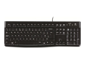 Tastatura cablata Logitech K120 pentru Windows si Linux, design ergonomic, rezistenta la stropire - Img 4