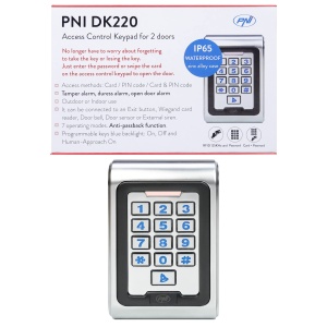 Tastatura de control acces PNI DK220, IP65, iluminata, 2000 utilizatori - Img 2