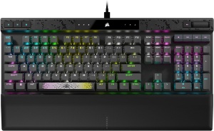 Tastatura de gaming Corsair K70 MAX RGB, mecanica, magnetica, gri