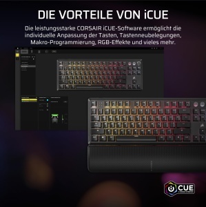 Tastatura de gaming Corsair K70 PRO TKL RGB, neagra, cu intrare rapida - Img 11
