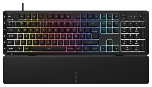 Tastatura Gaming Corsair Skiff 100 Plus, RGB, 6 G-taste, Negru