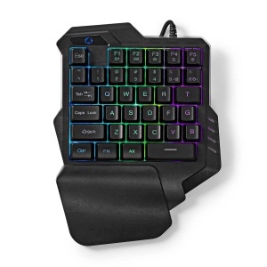 Tastatura Gaming Nedis GKBDS110BK - USB, RGB, Unihand - Img 2