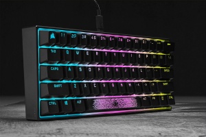 Tastatura mecanica de gaming Corsair K65 RGB Mini, 60, Cherry MX Red, Negru - Img 5