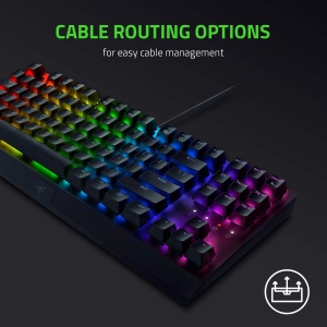 Tastatura mecanica gaming Razer BlackWidow V3 TKL, galbene switch-uri, RGB, compacta - Img 6