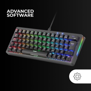 Tastatura mecanica Mars Gaming MKMINIPRO, 60, RGB, neagra - Img 5