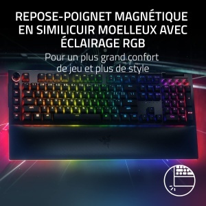Tastatura mecanica Razer BlackWidow V4 Pro, Switch-uri galbene, RGB Chroma, 8 macro-taste - Img 5