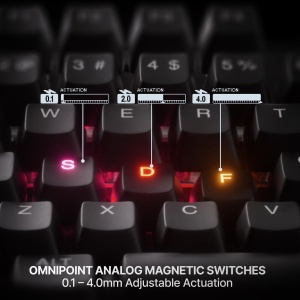 Tastatura mecanica SteelSeries Apex Pro TKL Gen 3, OmniPoint 3.0, RGB - Img 6