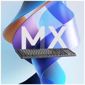 Tastatura mecanica wireless Logitech MX, iluminare, ergonomica, QWERTY - Img 4