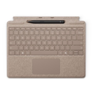 Tastatura Microsoft Surface Pro 13 cu Slim Pen, QWERTZ, Compacta, Culoare Sand