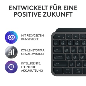 Tastatura wireless Logitech MX Keys S, iluminata, ergonomica, compatibila multi-device - Img 5